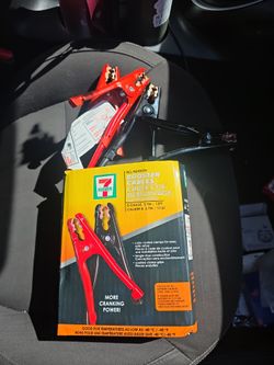 7-Eleven All Season Booster Cables 8 Gauge 12ft
