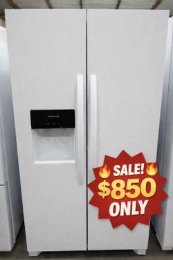 Frigidaire Side by Side Refrigerator 22.3 Cu Ft Ice & Water 💧🔥 $850 