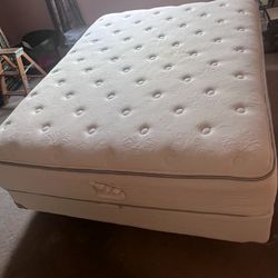 Queen bed set - Sealy Posturepedic
