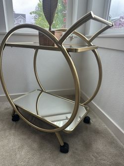 World Market Golden Cart