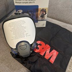 NEW 3M Ultimate FX Full Face Respirator Mask FF-400 – Industrial Safety