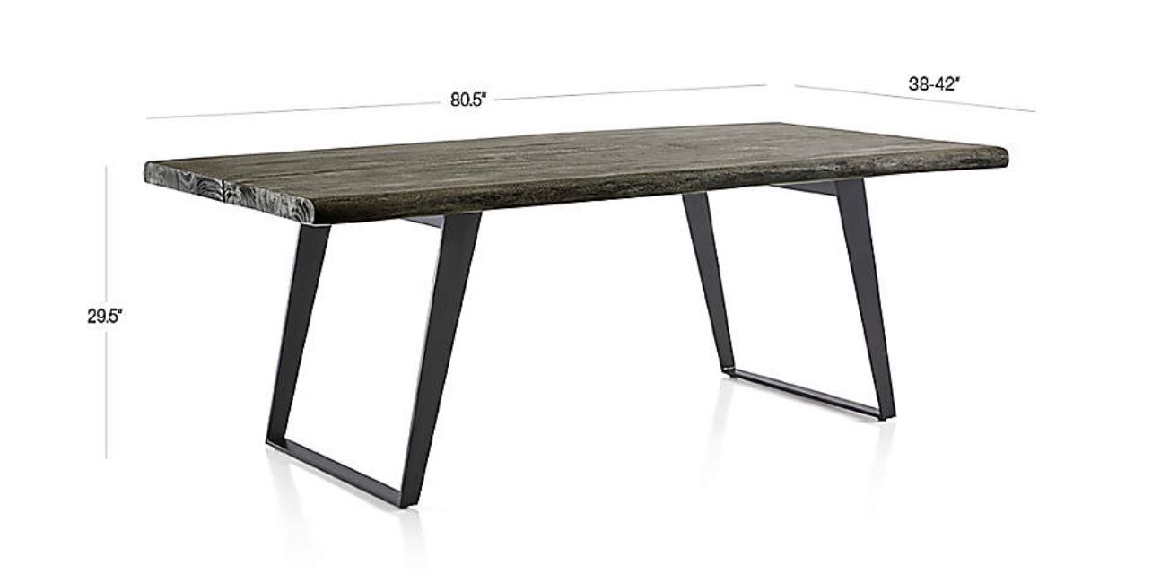Live Edge Dining Table Crate and Barrel