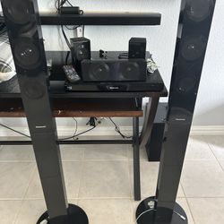 USED BLACK PANASONIC TV SOUND SYSTEM