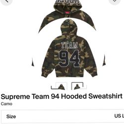 Supreme Camo 94 Team Hoodie