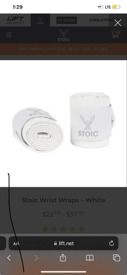 Stoic Wrist Wraps- White