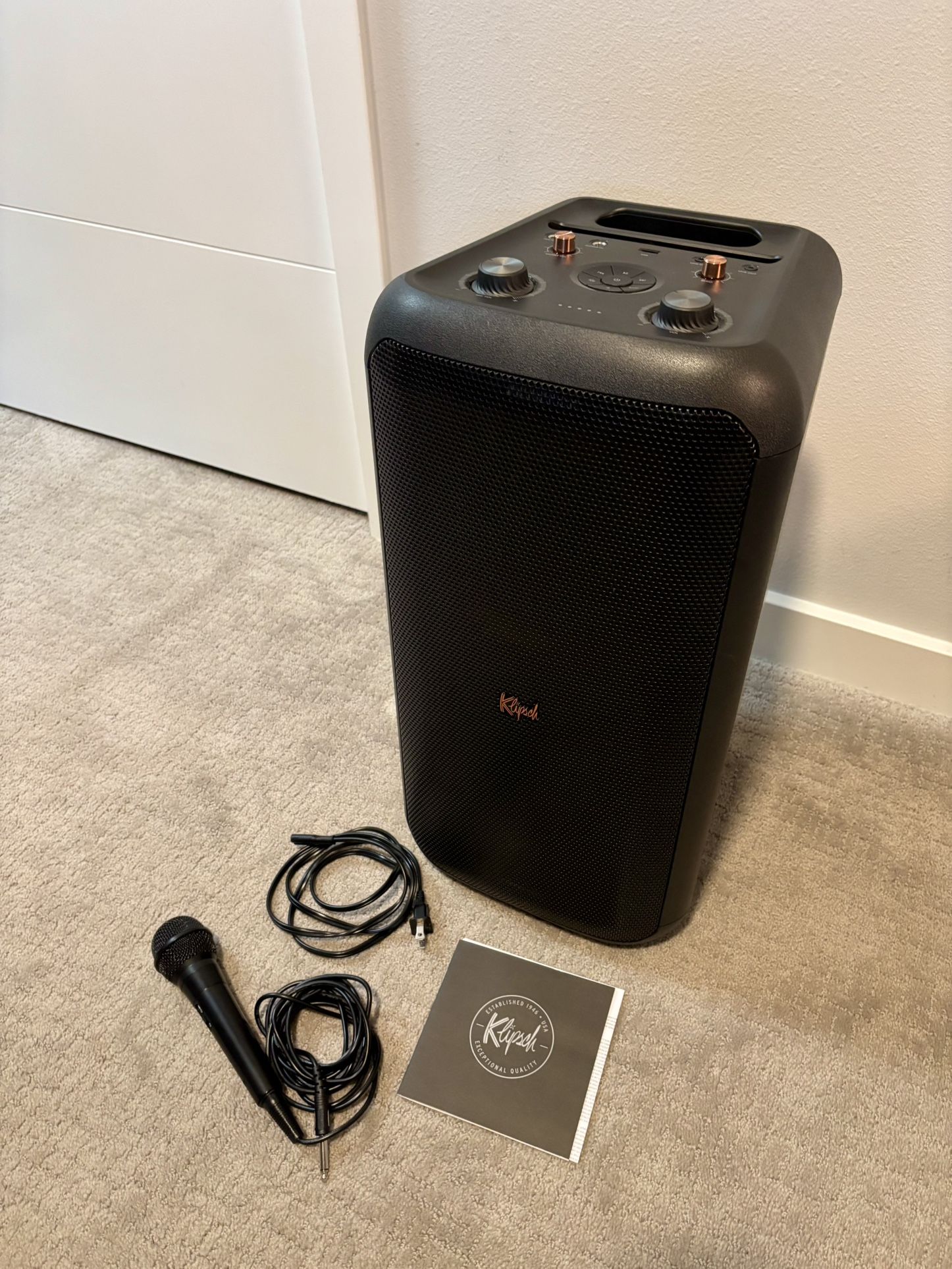 Klipsch Gig XXL - Karaoke + Party Speaker
