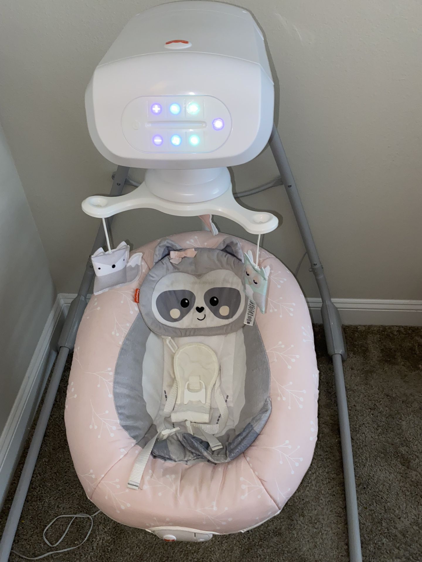 Fisher price swing clearance raccoon