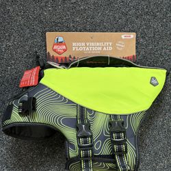 Medium Dog Life Jacket. High Visibility. 