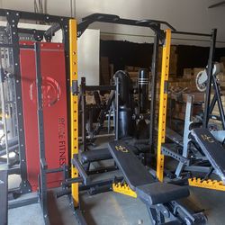 Brand New Half Rack Combo With Olympic Weight Set 