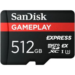 Sandisk Gameplay MicroSD 512gb