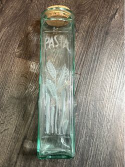 Cute Glass Pasta Storage Jar