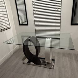 Glass Modern Dining Table