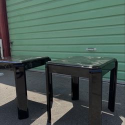 Vintage Lacquer End Tables