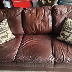 Leather Sofa 