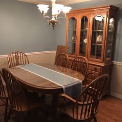 Dining Room Set - Solid Oak