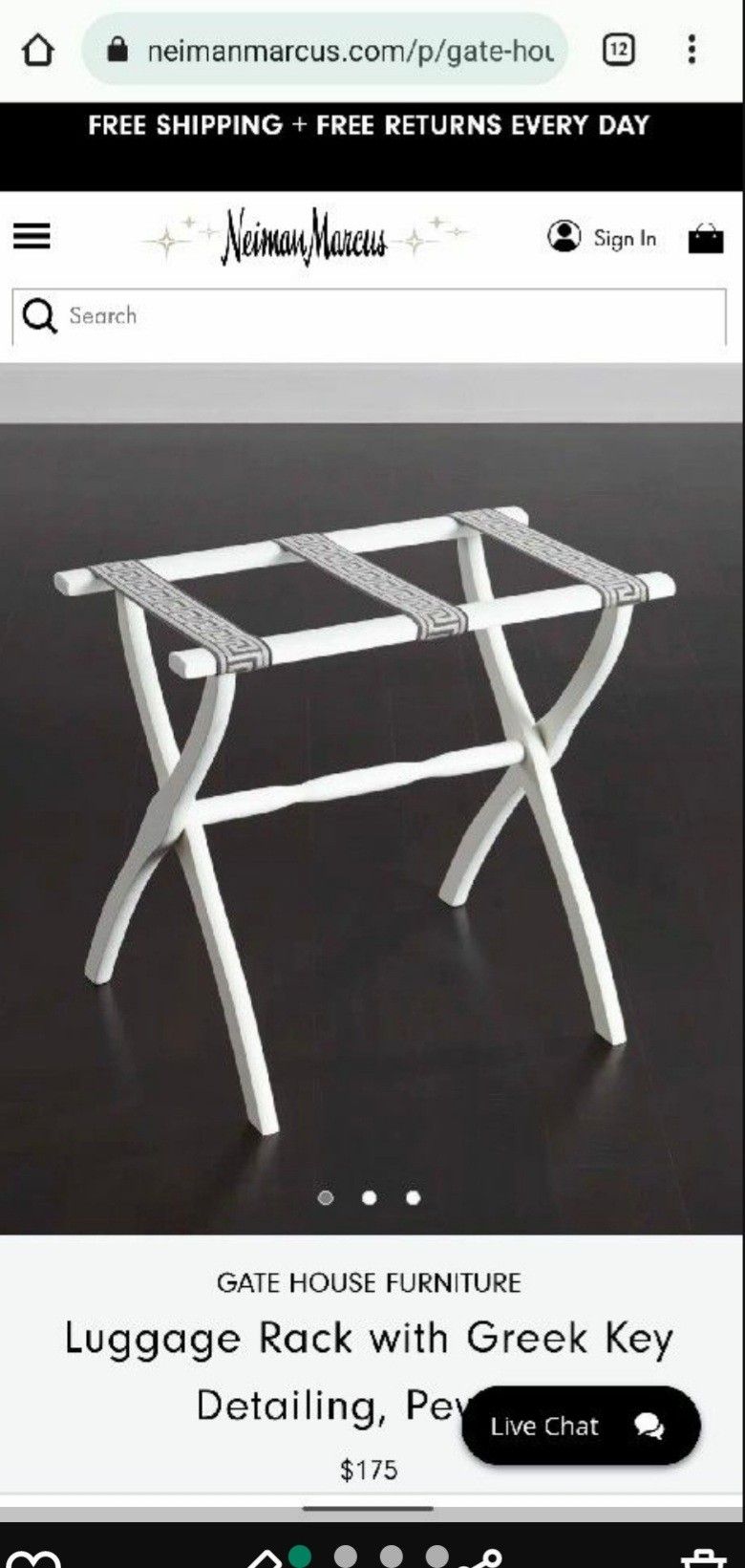 Luggage & Storage Stand Set, Gate House