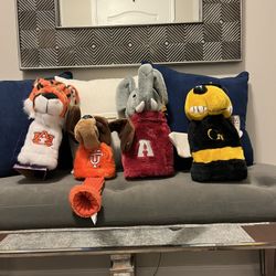 College Golf Clubs Head Covers 
