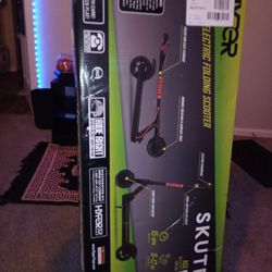 Hyper Skute Folding Electric Scooter 36 Volt Lithium Battery Powered Scooter