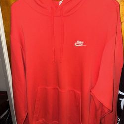Men’s Size Large Red Nike Hoodie 