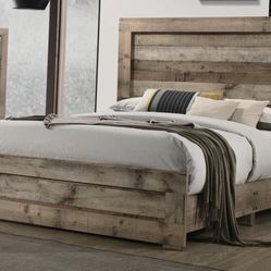 Queen Bed with Bookcase Headboard