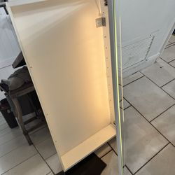 Bathroom mirror with lights