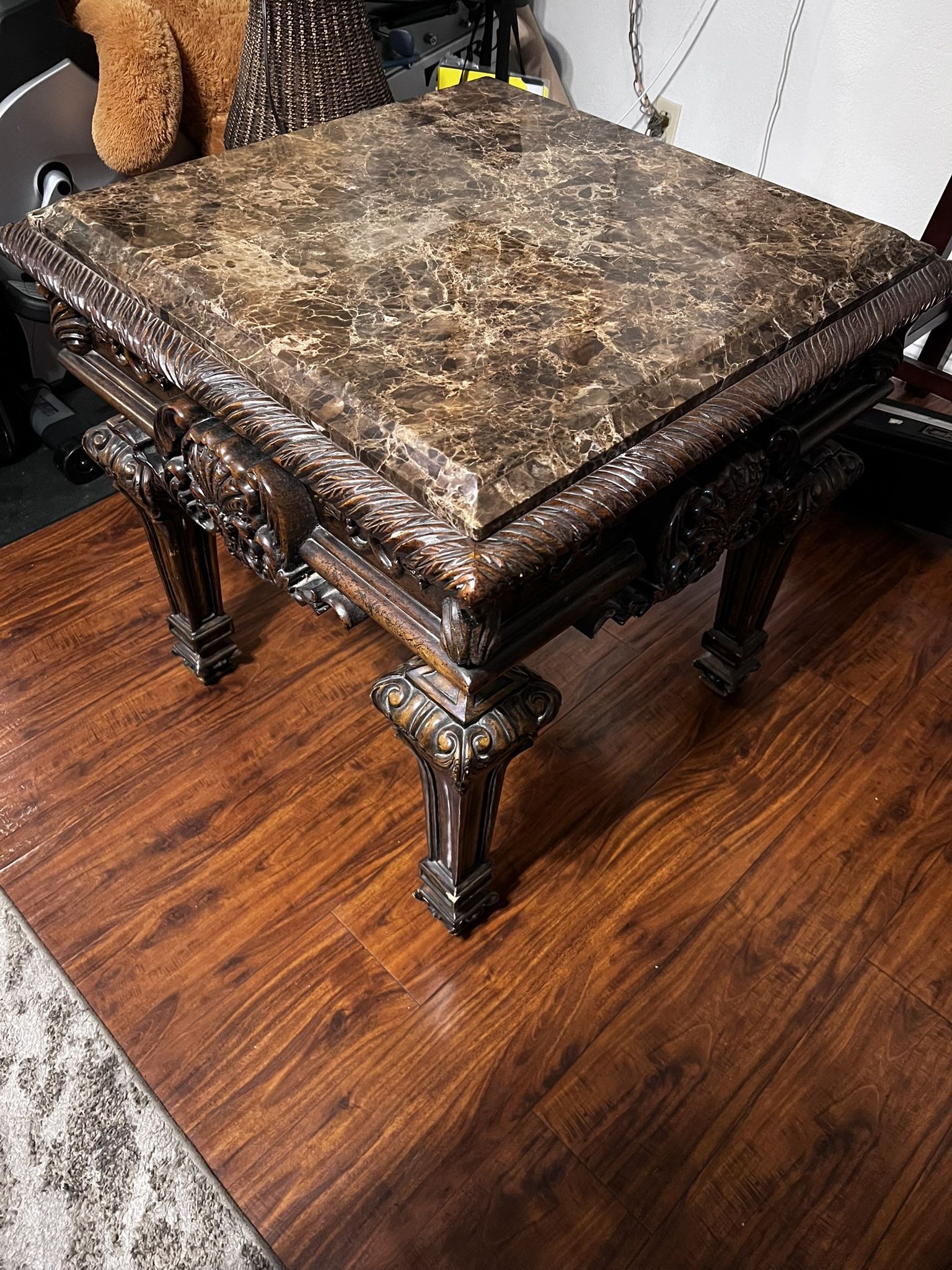 Engraved Marble Table (Great condition)