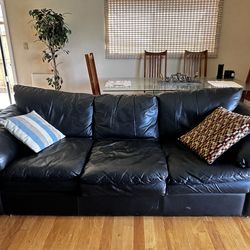 Leather couch