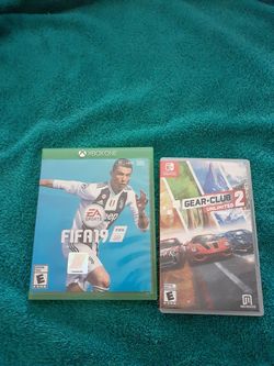 Fifa19 $12 cars for Nintendo switch $20