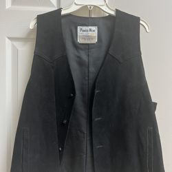 intage Pioneer Wear Leather Vest – Size 48L