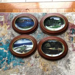 Golf pictures from Limited edition plate set