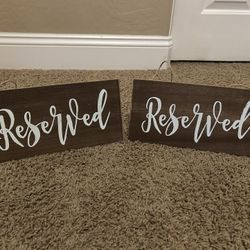 Reserved Signs