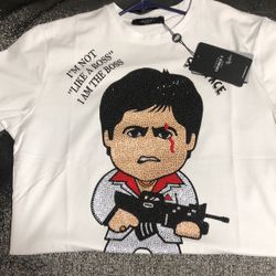George V Scarface White T 