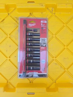 Milwaukee
SHOCKWAVE Impact Duty 3/8 in. SAE Deep Impact Rated Socket Set (8-Piece)