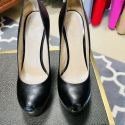 Saint Laurent Black Tribtoo 105 Pump Platforms