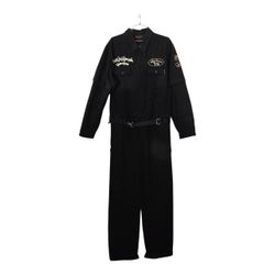 Vintage Flagstaff Motorcycle Embroidery Full Jumpsuit 