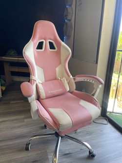 Pink Gamer / Computer Chair Great Condition