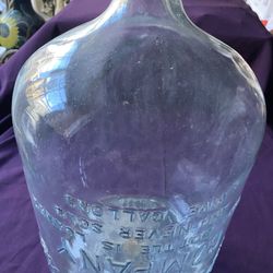 Glass Springwater Jug, By great bear