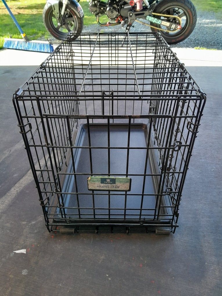 22" Folding Dog Crate 