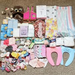 Baby/Toddler/Kids' Accessories, Books, Diapers/Pull-Ups, Toys, etc. - (9 pictures posted)