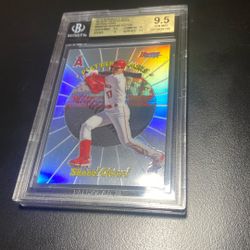 2018 Bowman’s Best Shohei Ohtani Refractor Rookie Bgs 9.5 ++ Two 10 Sub Grades