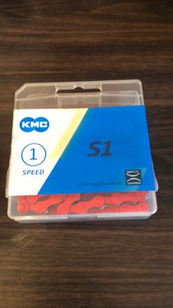 Brand new red kmc S1 chain bmx Gt Dyno old school