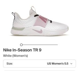 Nike In-Season TR 9 Women's Sneakers, size 5.5 Women’s