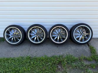 18 inch rims and tires like new