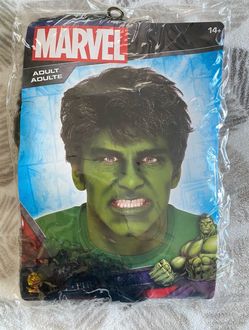 New Marvel Hulk Adult Costume Wig