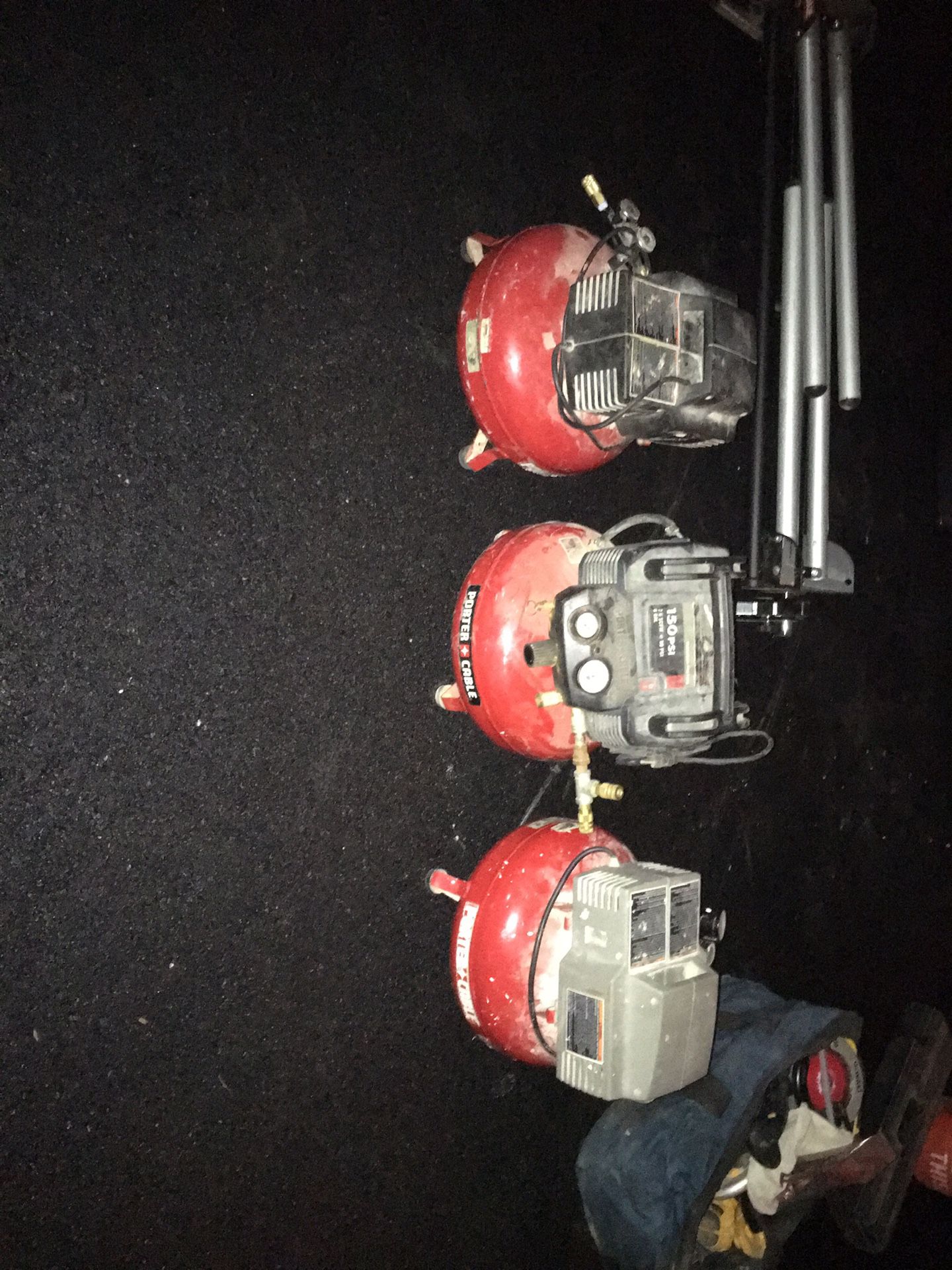 Porter cable compressors 40$ each
