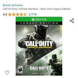 COD Modern Warfare Legacy Edition Playstation XBOX one Games
