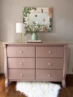 Pink dresser