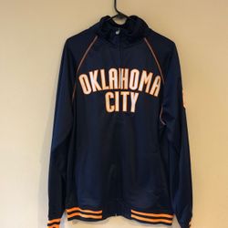 Okc thunders neon tracksuit jacket