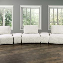 Brand New Grey Modern Style Modular Sectional Sofa 