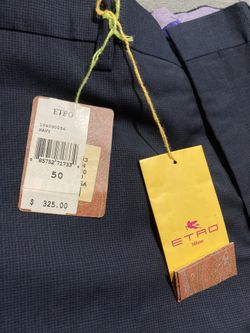 Etro Milano Dress Pants Retails $325 (Damaged)